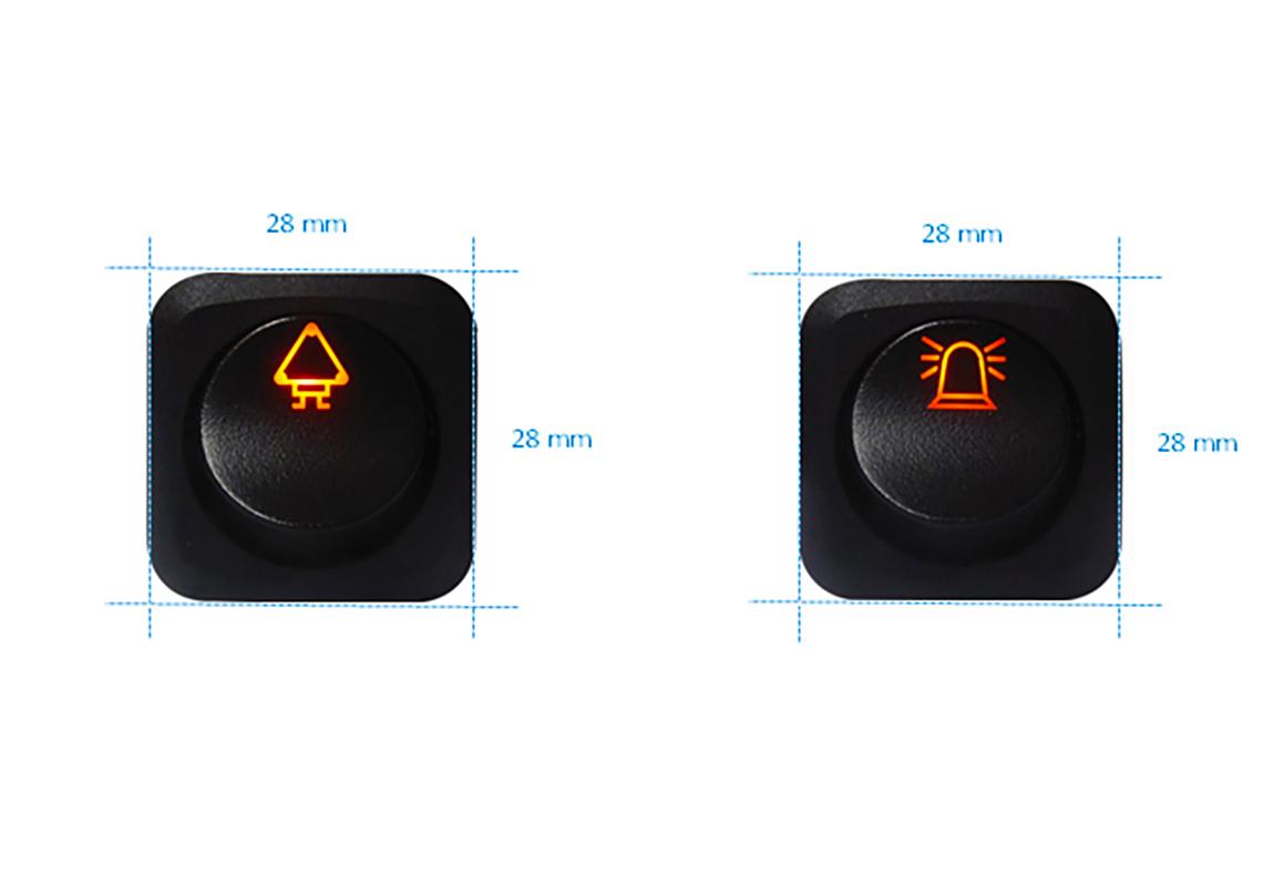 Universal T-bar to be glued with Triflash 500mm & rotating beacons